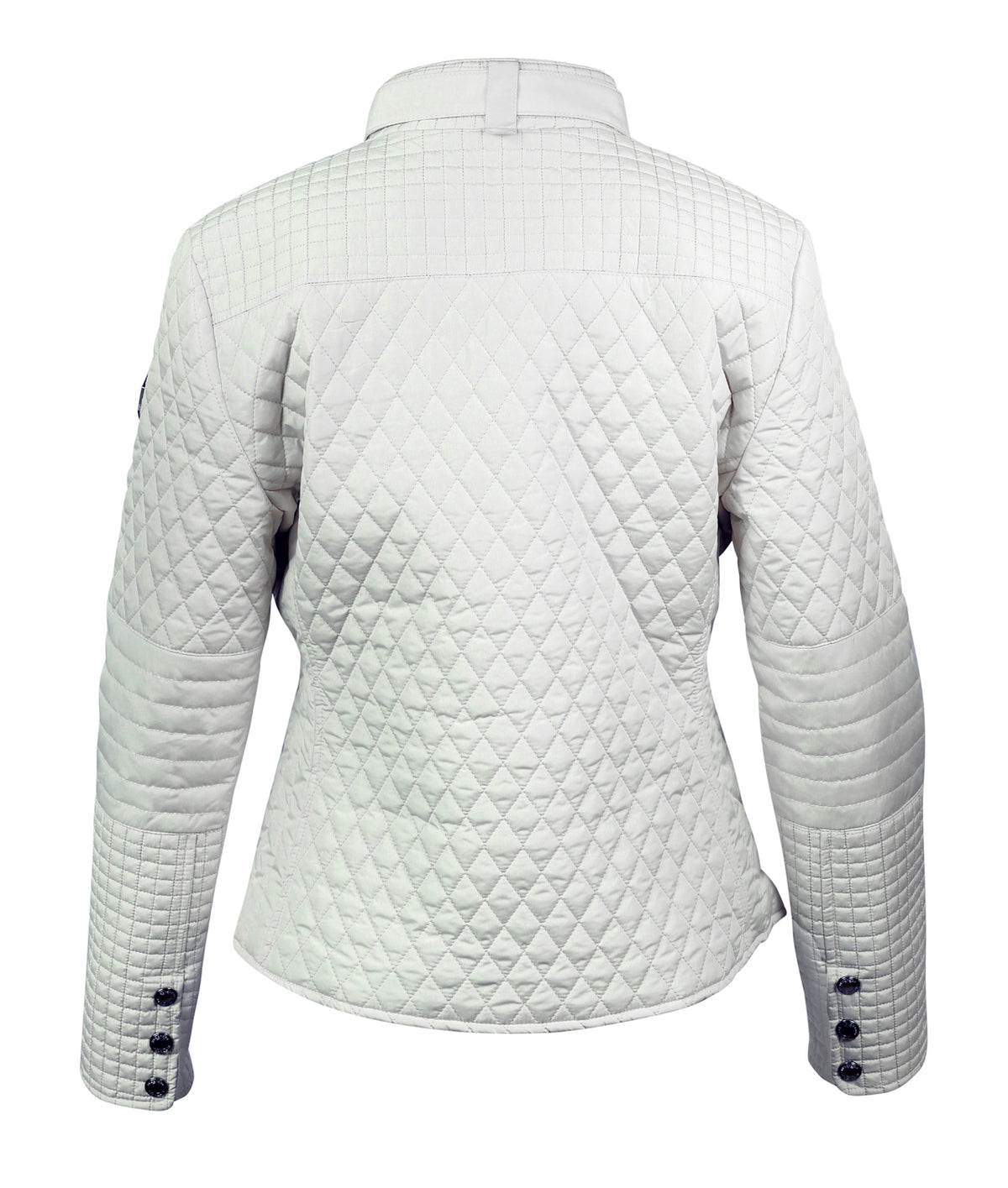 Burberry Brit Women’s Diamond Quilted Jacket in Ivory
