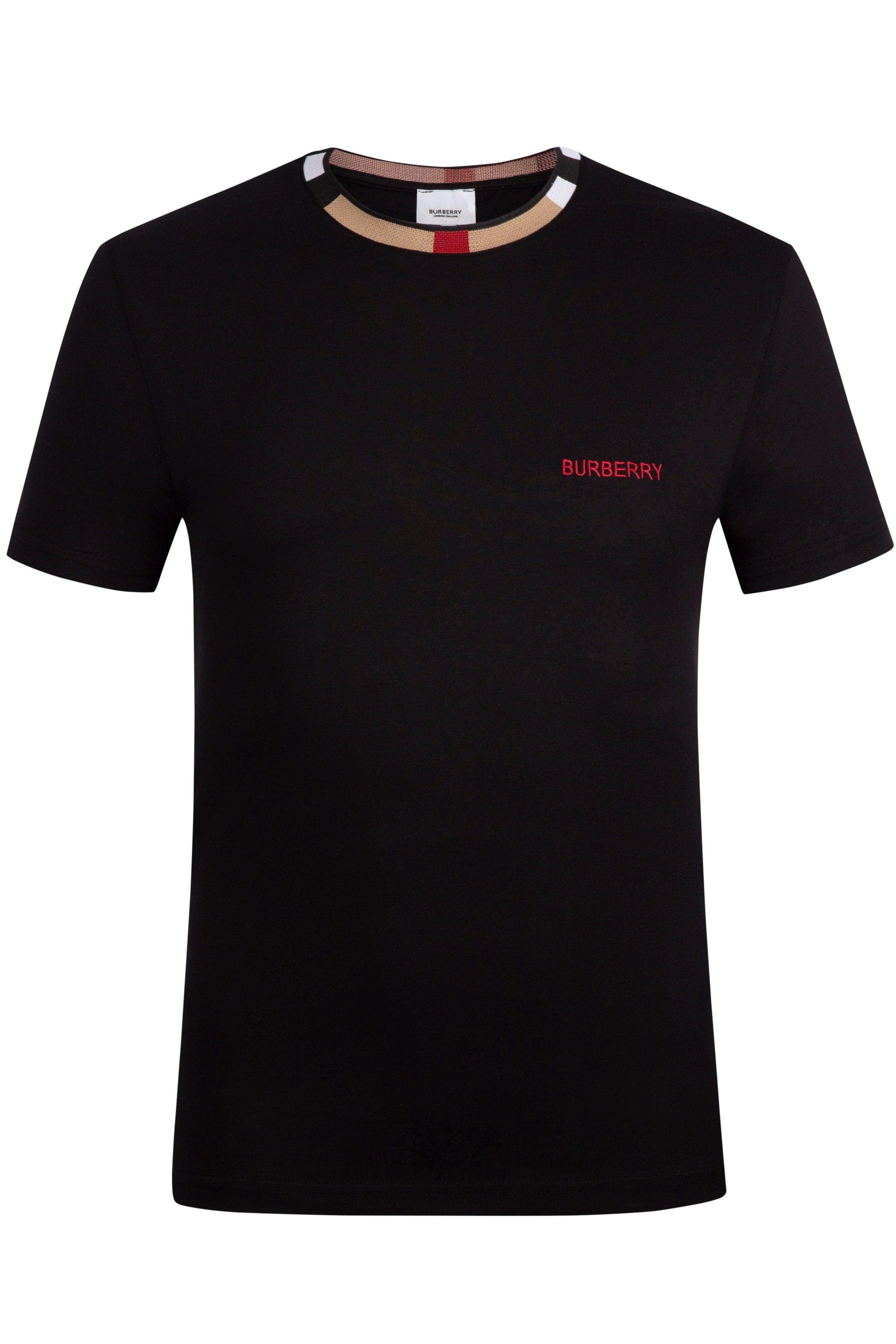 Burberry Men's T Shirt In Black