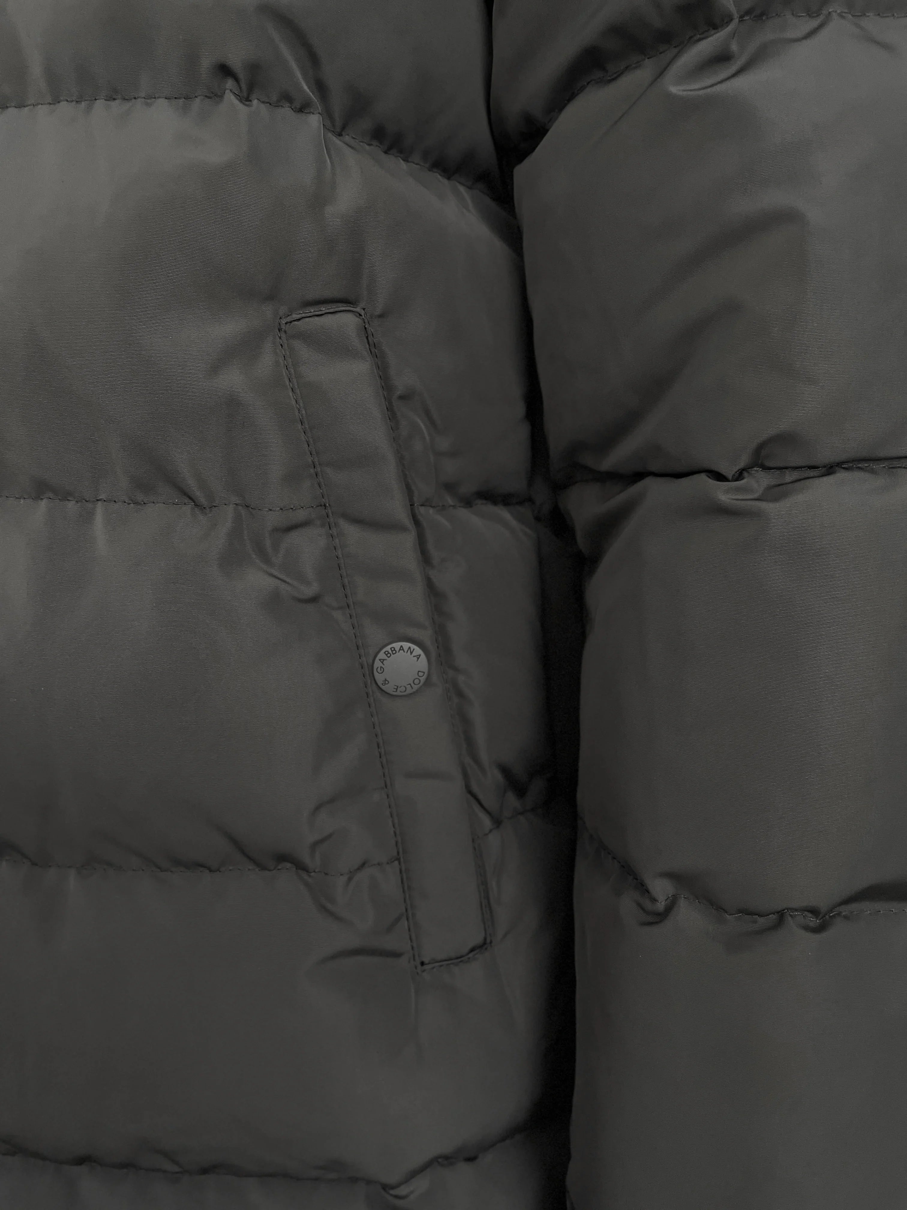 Dolce & Gabbana Puffer Jackets In Grey