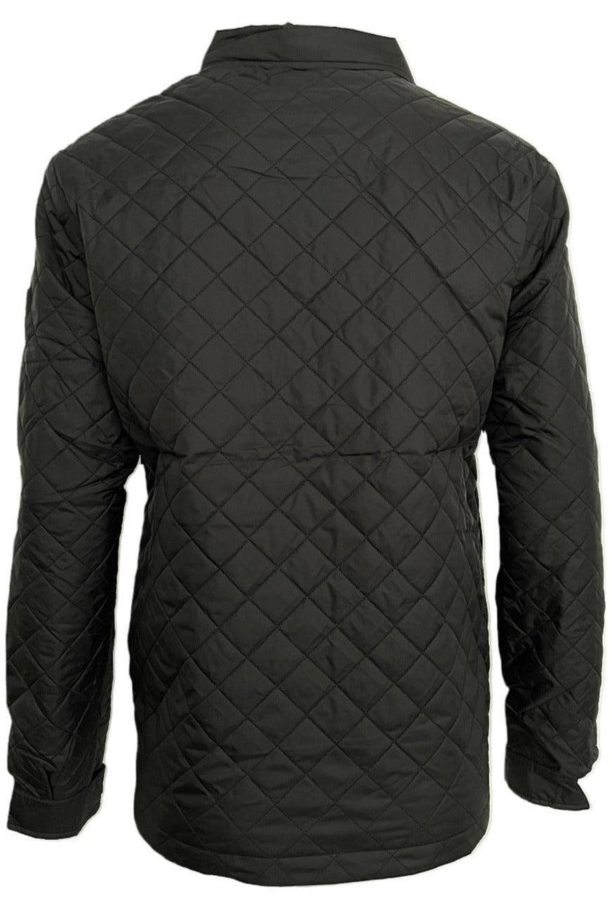 Burberry Men's Quilted Jacket In Black Slim Fit Size